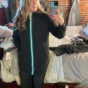 Authentic retro Adidas long sweat jacket